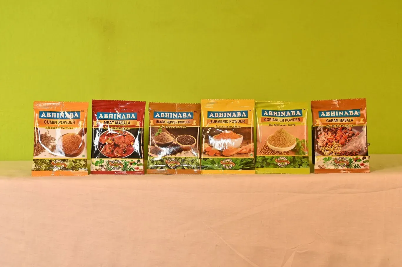 Vibrant assorted Indian spices